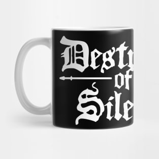 Destroyer Of Silence | Percussion Drums Drummer Mug